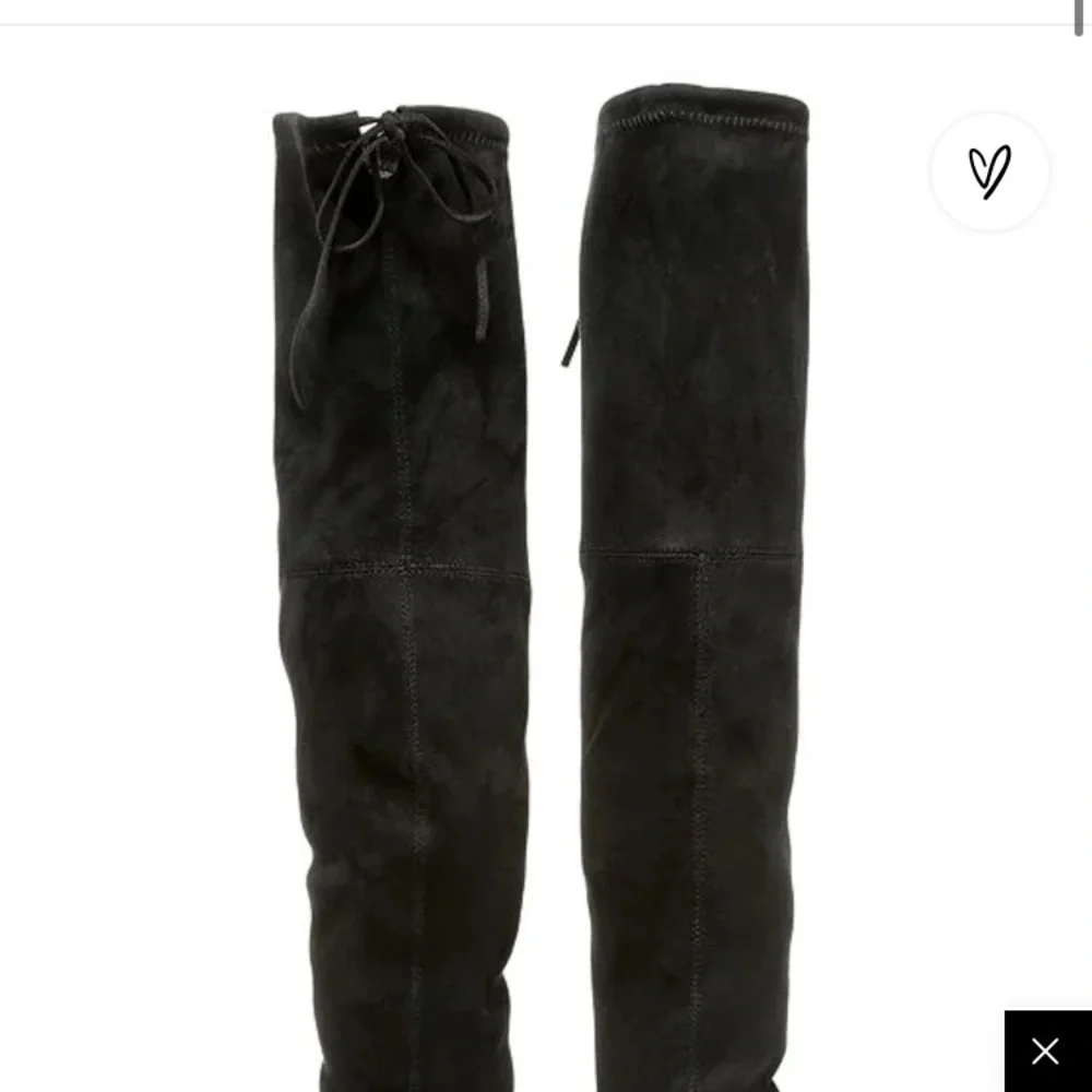 Steve Madden Gorgeous Black Suede Over the Knee Boots